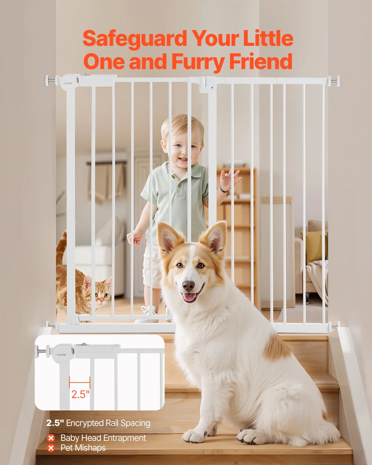 SucceBuy Baby Gate For Pets And Kids Pressure Mount Walkthrough