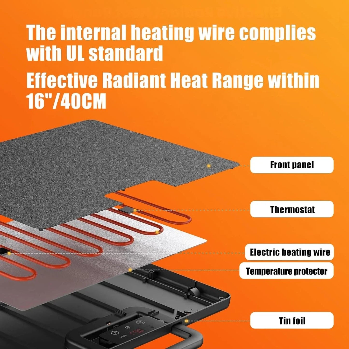 Thermostatic Chicken Coop Heater for Poultry and Farm Animals