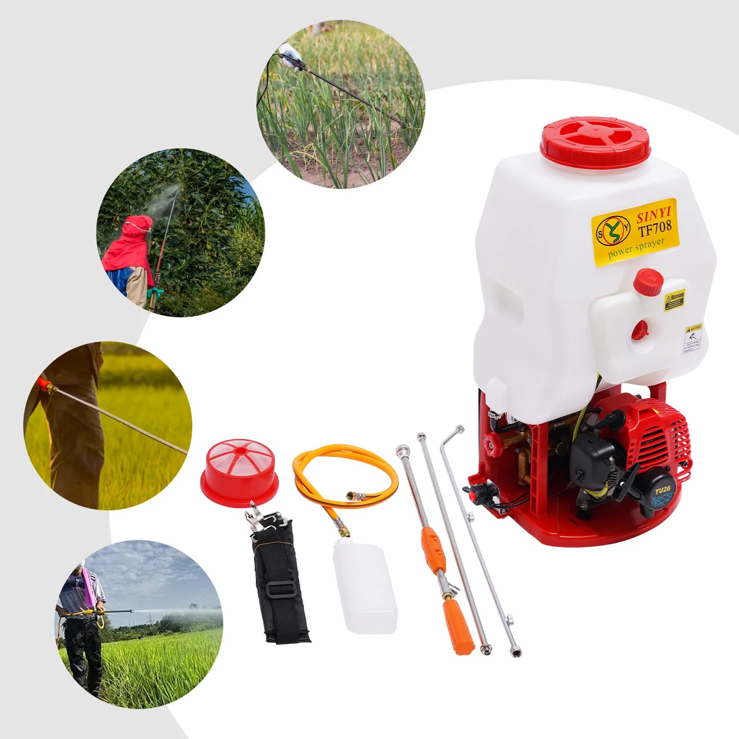 Backpack Sprayer With Portable High Pressure Pump Unit