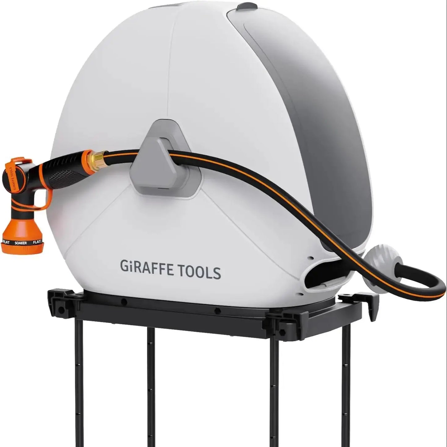 Giraffe Tools Retractable Hose Reel With Lock And Automatic Rewind